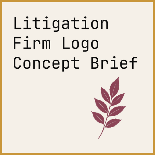 Litigation Firm Logo Concept Brief