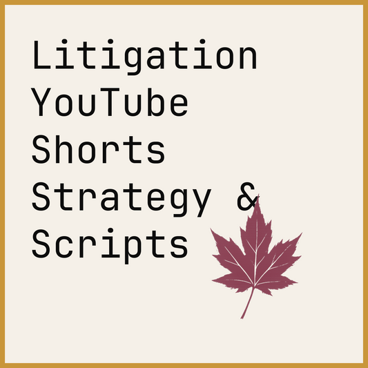 Litigation YouTube Shorts Strategy & Scripts
