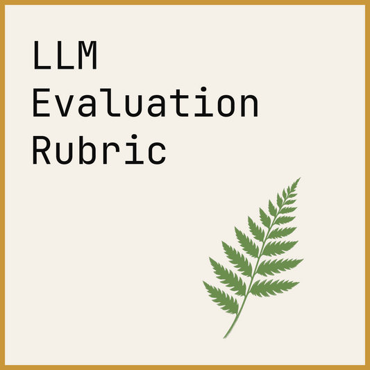 LLM Evaluation Rubric