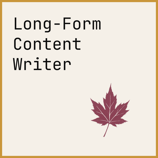 Long-Form Content Writer