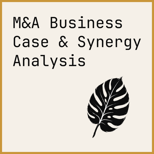 M&A Business Case & Synergy Analysis