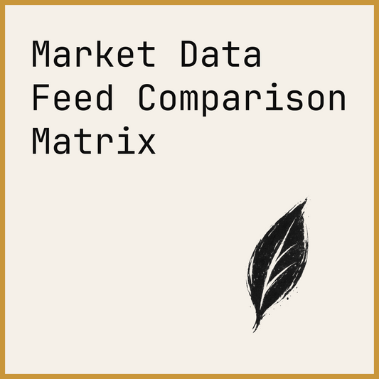 Market Data Feed Comparison Matrix