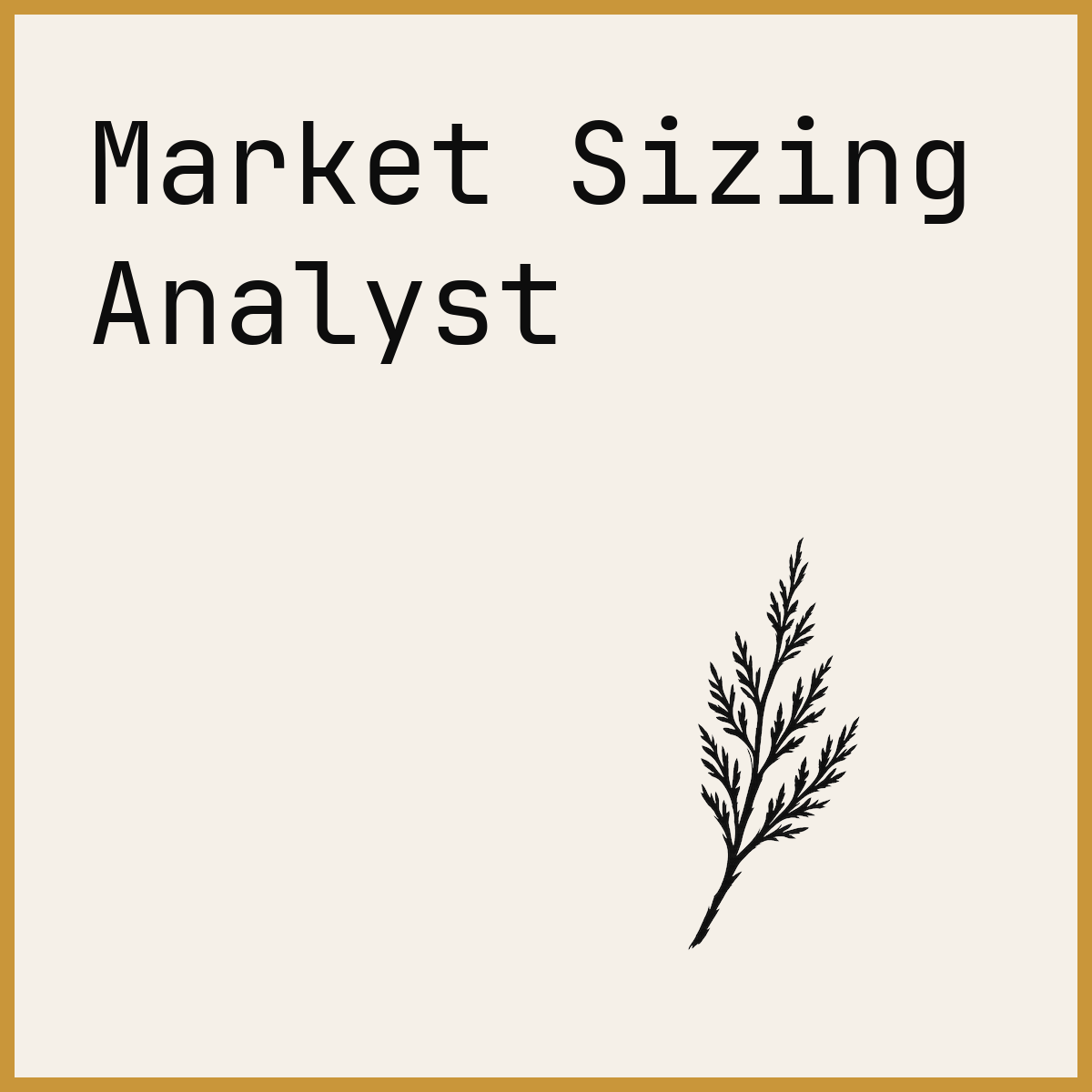 Market Sizing Analyst