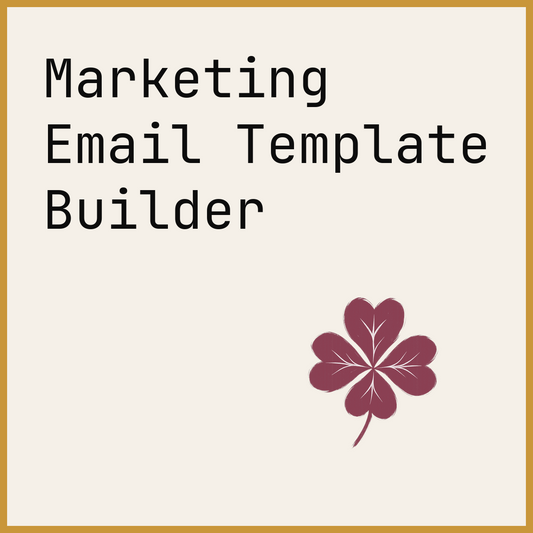 Marketing Email Template Builder