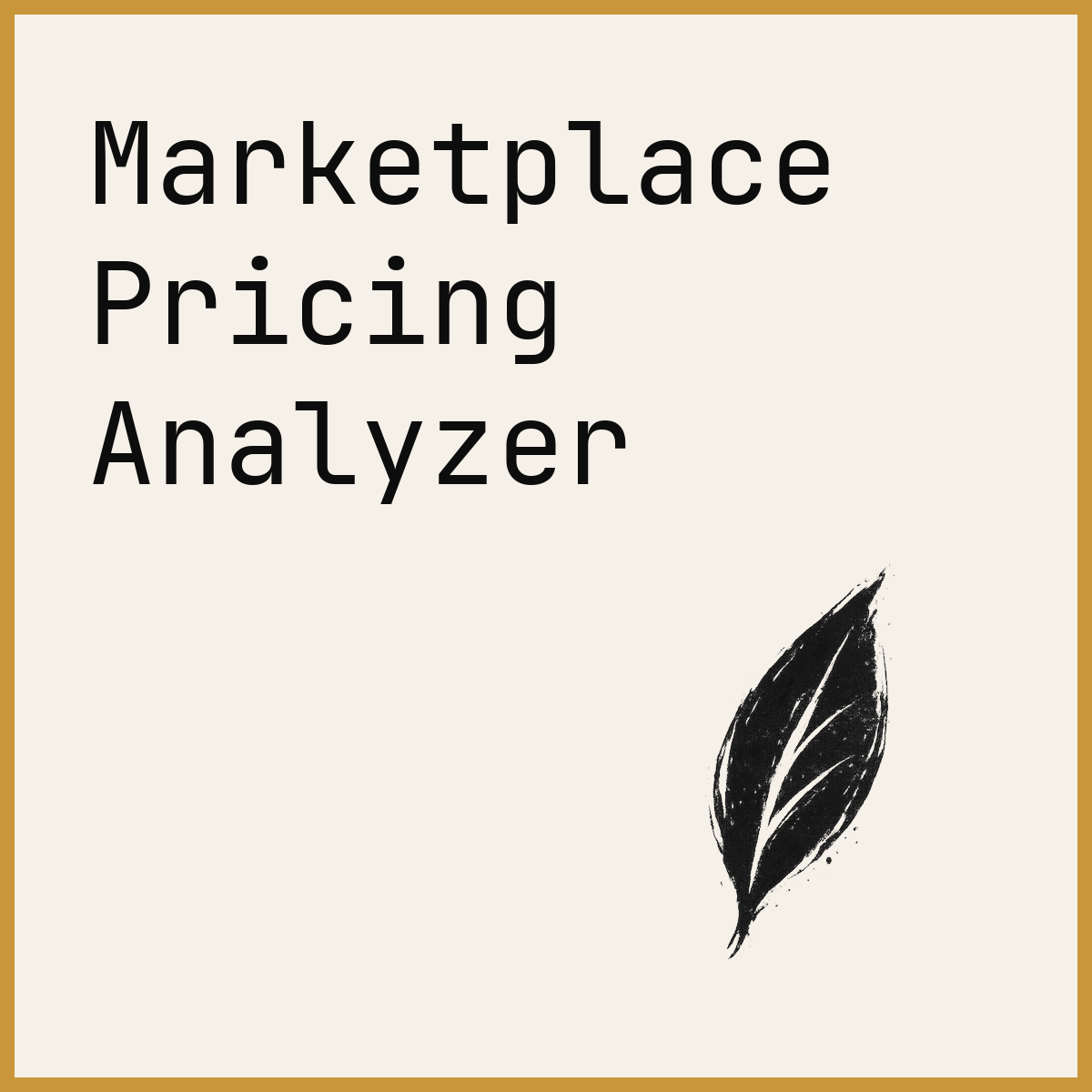 Marketplace Pricing Analyzer
