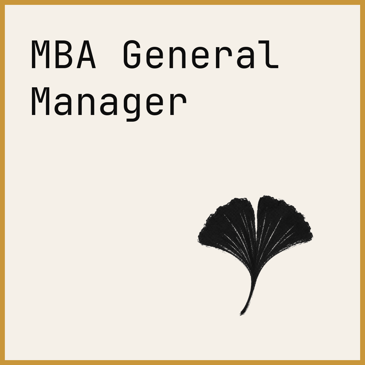 MBA General Manager