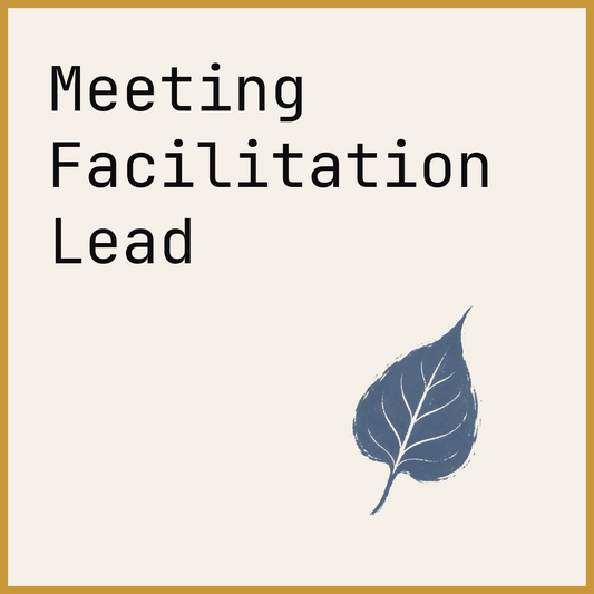 Meeting Facilitation Lead