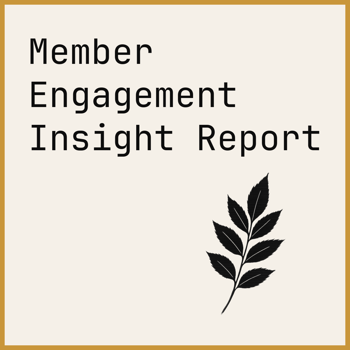 Member Engagement Insight Report