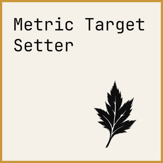 Metric Target Setter