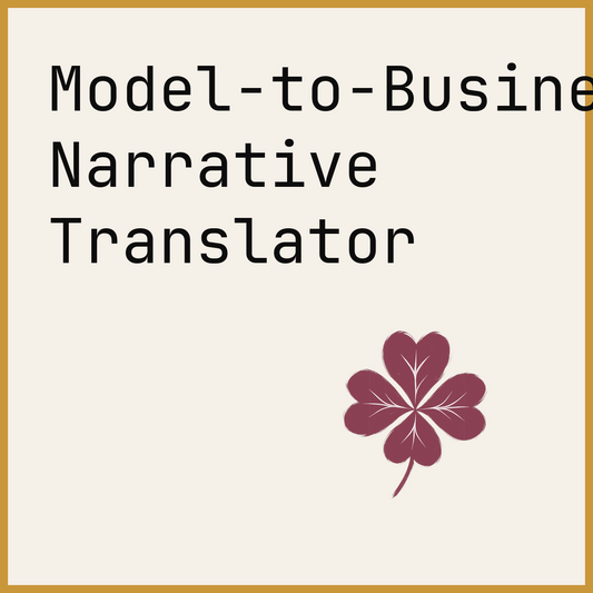 Model-to-Business Narrative Translator
