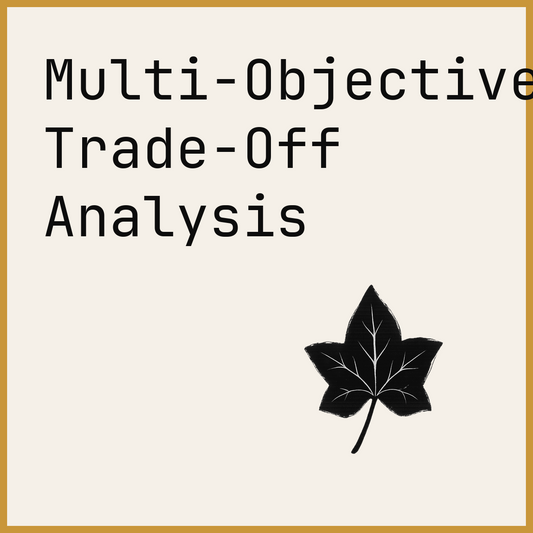 Multi-Objective Trade-Off Analysis