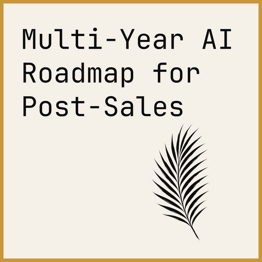 Multi-Year AI Roadmap for Post-Sales