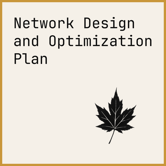 Network Design and Optimization Plan