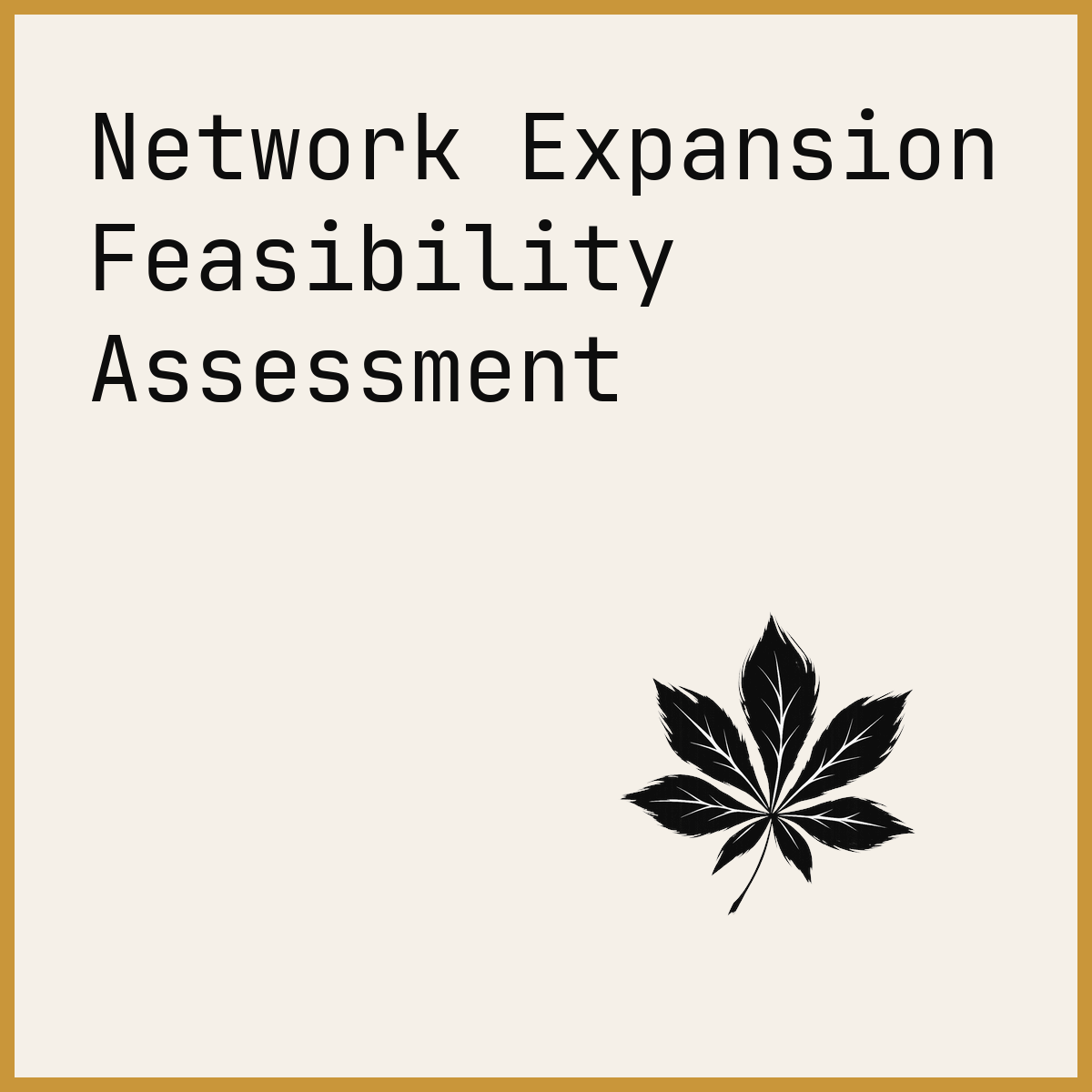 Network Expansion Feasibility Assessment