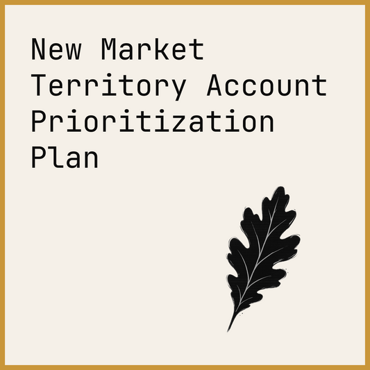 New Market Territory Account Prioritization Plan