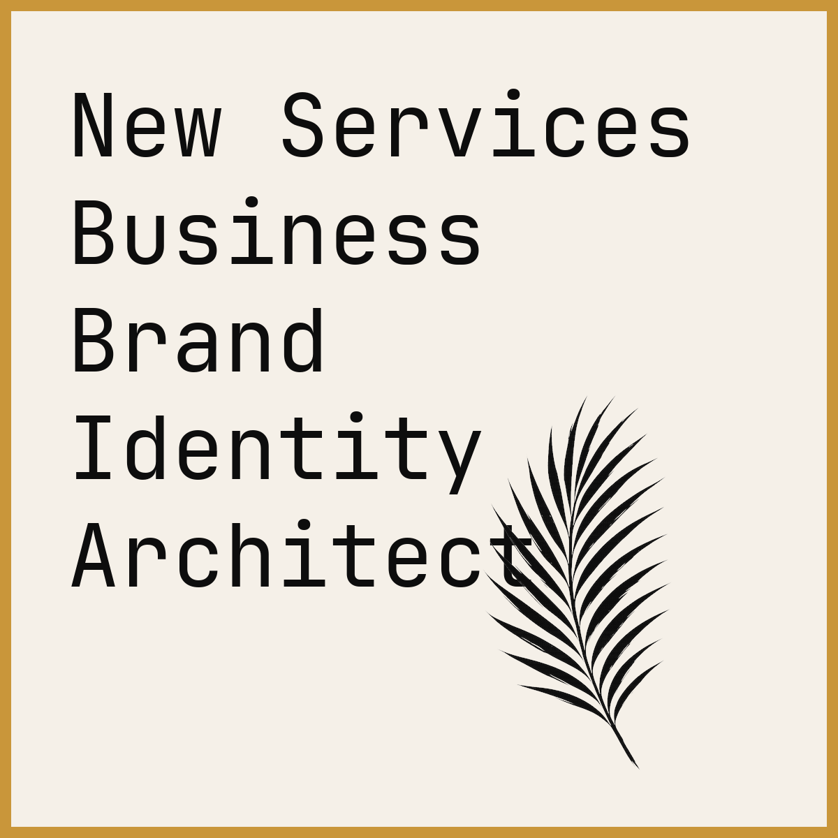 New Services Business Brand Identity Architect