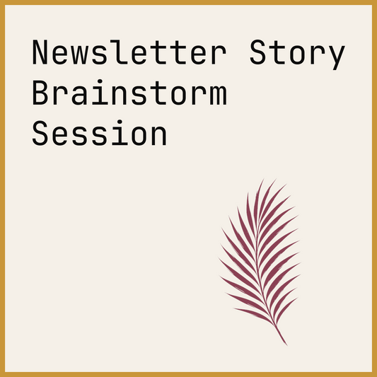 Newsletter Story Brainstorm Session