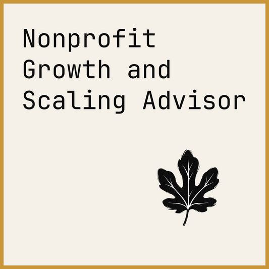 Nonprofit Growth and Scaling Advisor