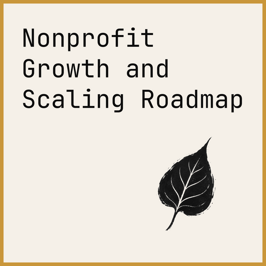 Nonprofit Growth and Scaling Roadmap