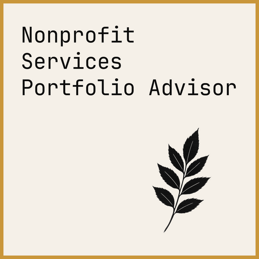 Nonprofit Services Portfolio Advisor