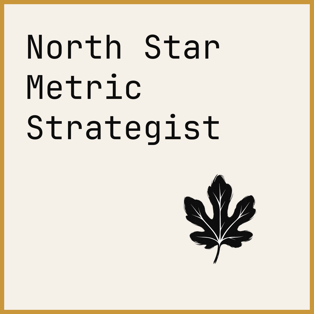 North Star Metric Strategist