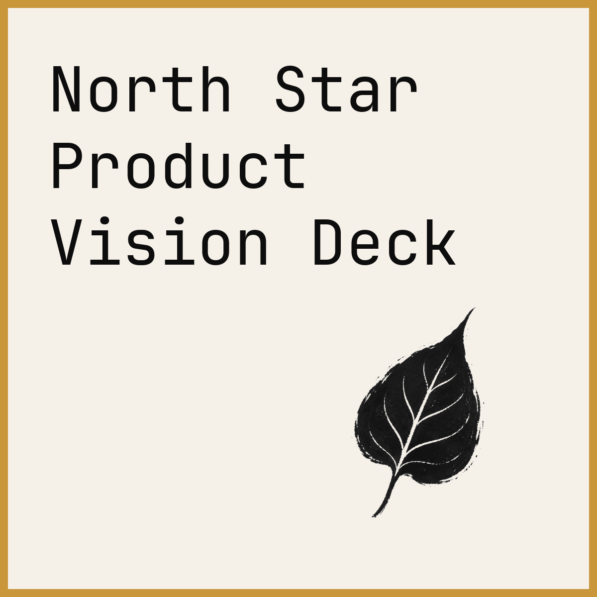 North Star Product Vision Deck