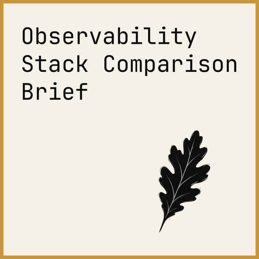 Observability Stack Comparison Brief