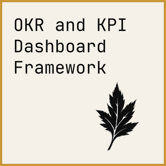 OKR and KPI Dashboard Framework