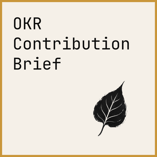 OKR Contribution Brief