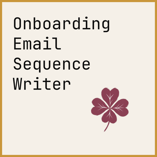 Onboarding Email Sequence Writer