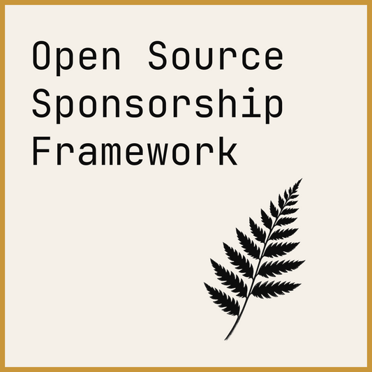 Open Source Sponsorship Framework