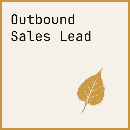 Outbound Sales Lead