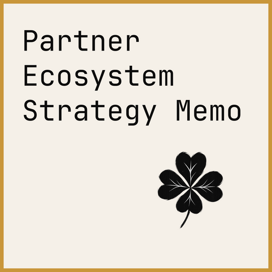 Partner Ecosystem Strategy Memo