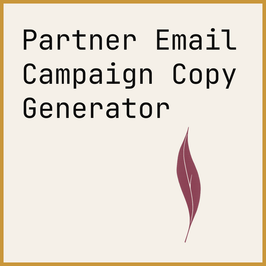 Partner Email Campaign Copy Generator
