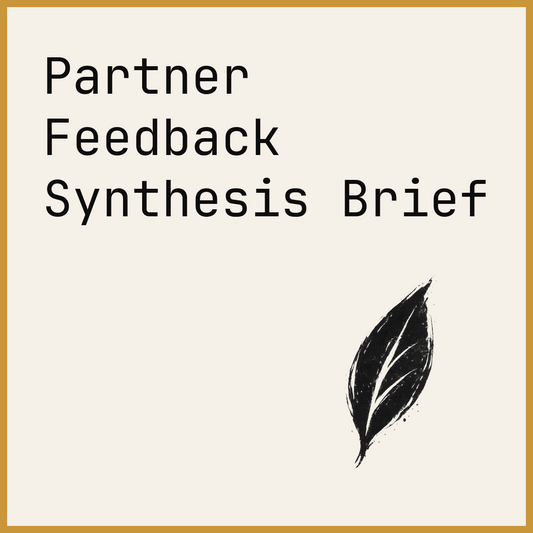 Partner Feedback Synthesis Brief