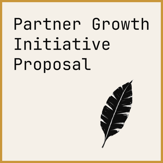 Partner Growth Initiative Proposal