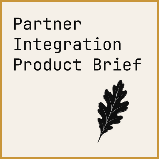 Partner Integration Product Brief