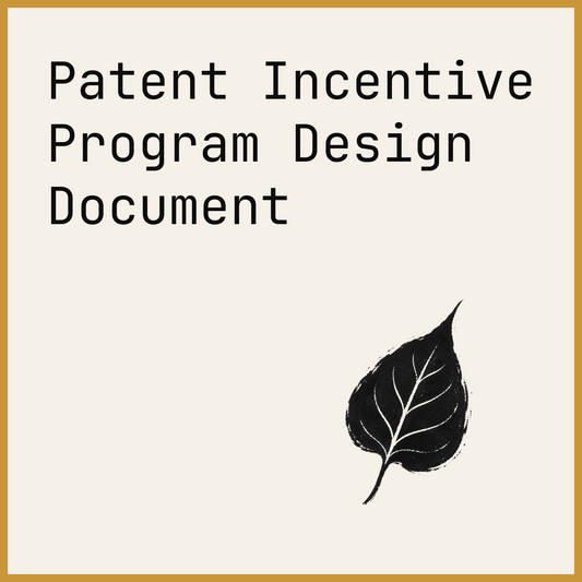 Patent Incentive Program Design Document