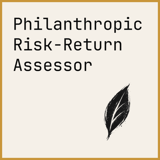 Philanthropic Risk-Return Assessor