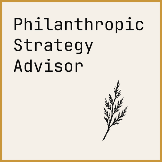 Philanthropic Strategy Advisor