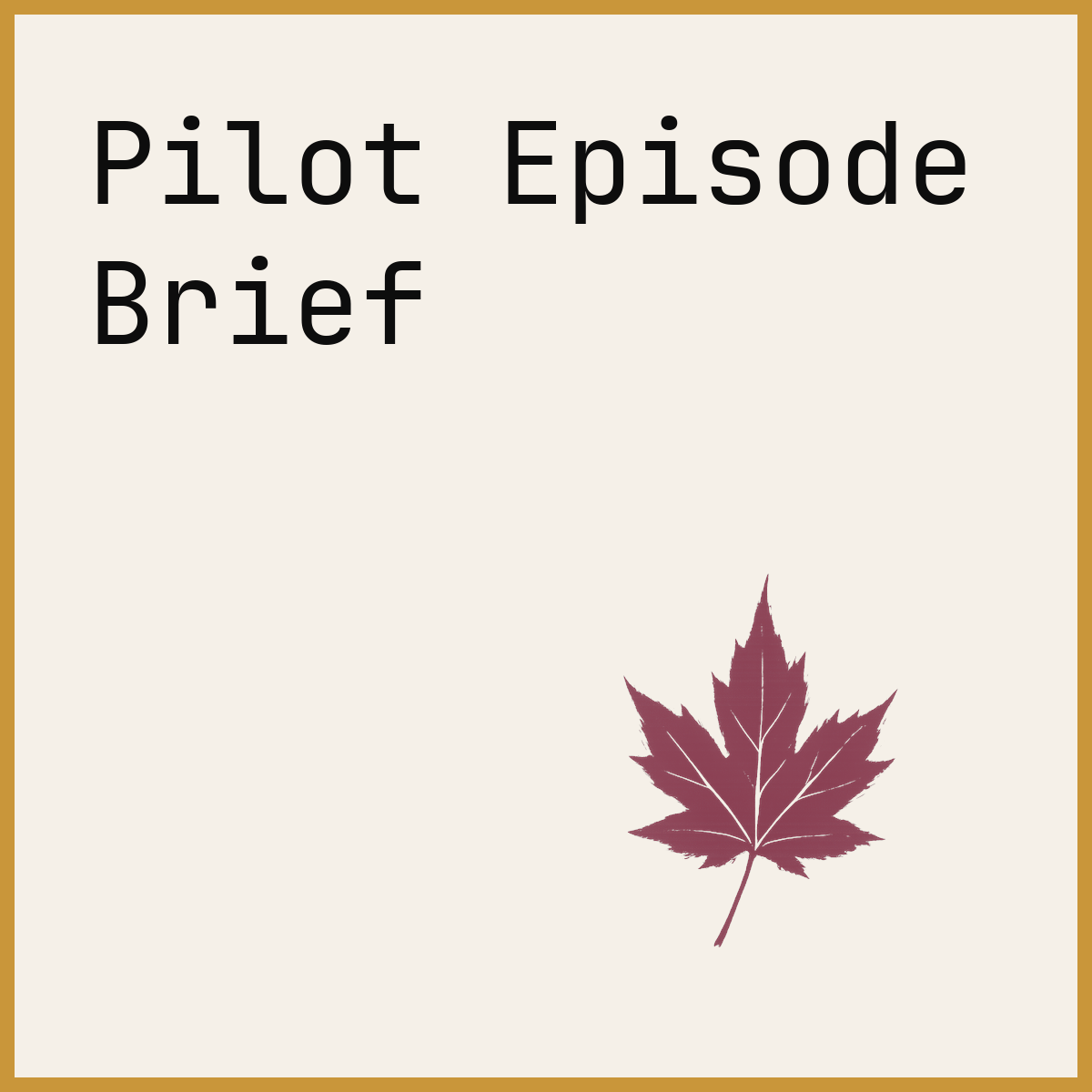 Pilot Episode Brief