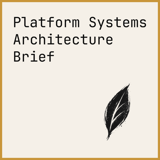 Platform Systems Architecture Brief