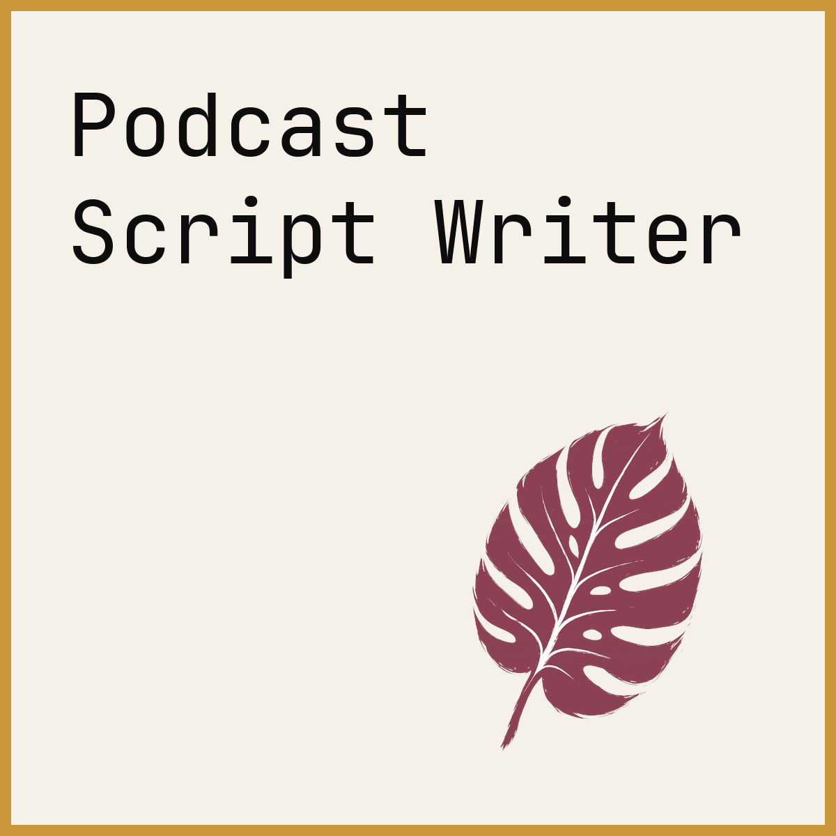 Podcast Script Writer