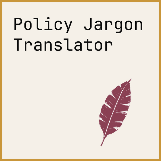Policy Jargon Translator