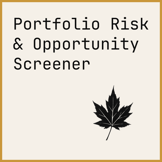 Portfolio Risk & Opportunity Screener