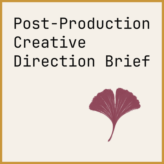 Post-Production Creative Direction Brief