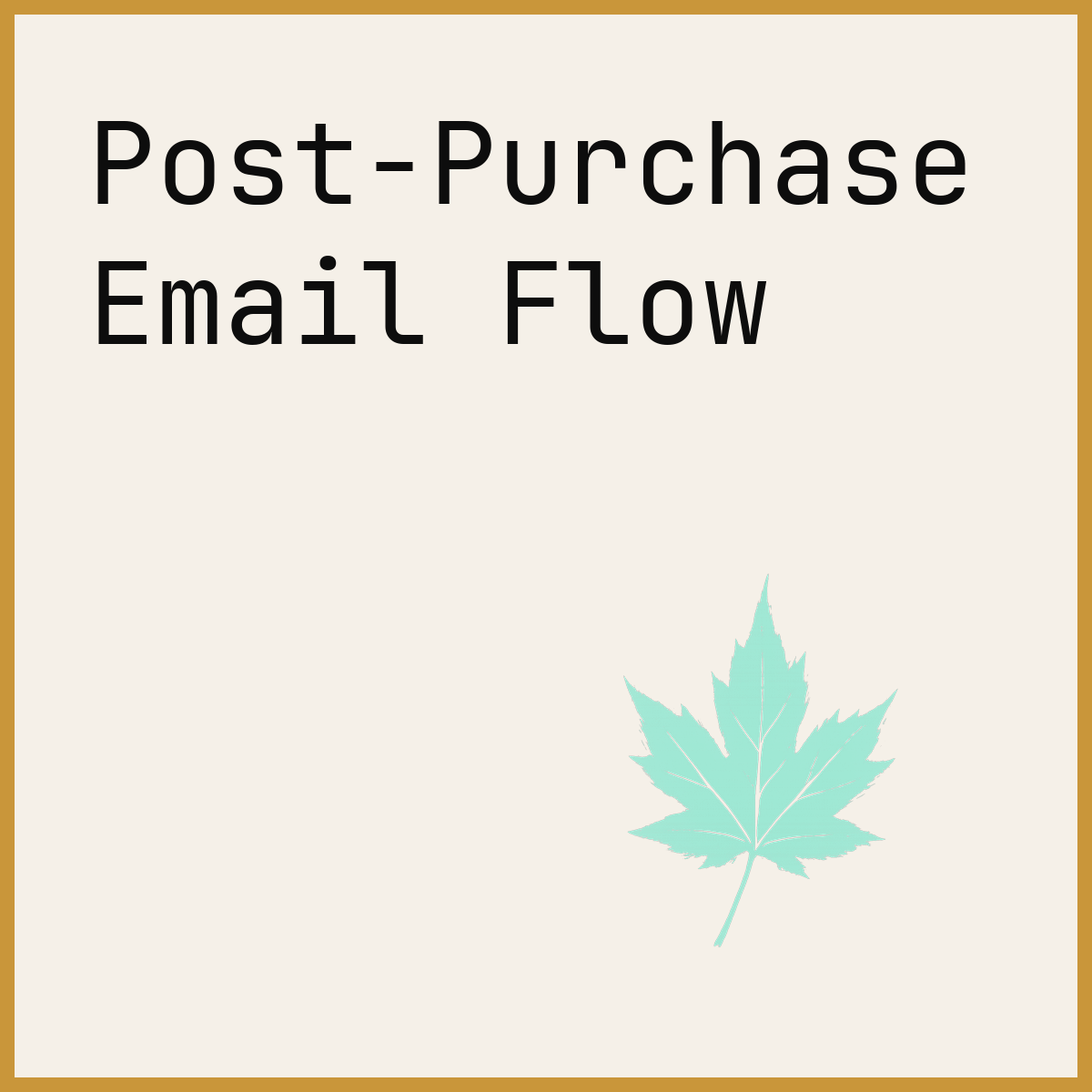 Post-Purchase Email Flow