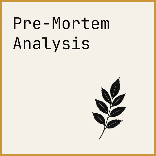Pre-Mortem Analysis