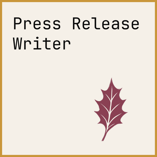 Press Release Writer