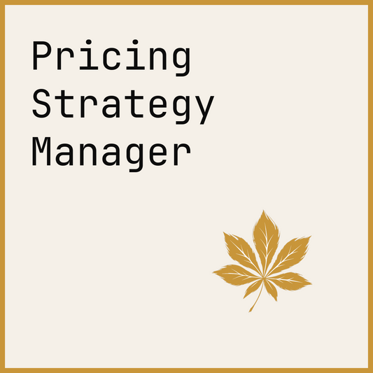 Pricing Strategy Manager